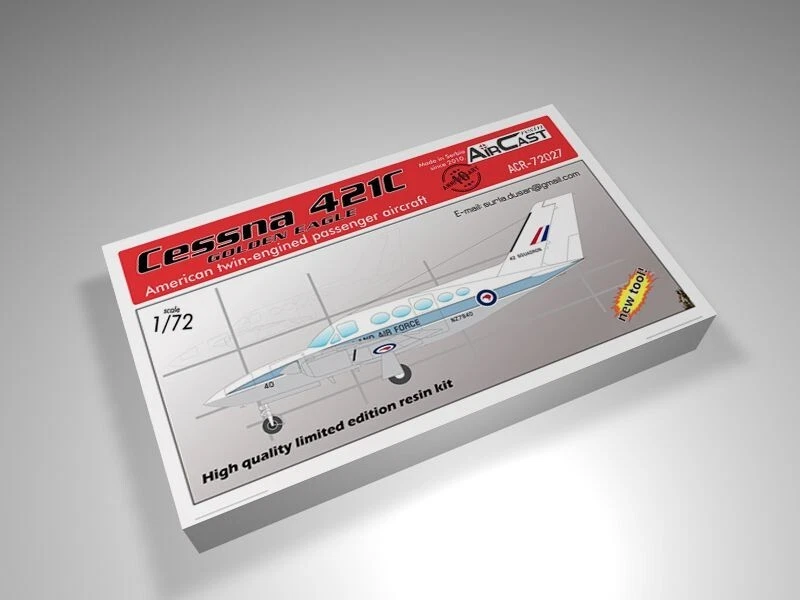 New! AirCast Resin ACR-72027 Cessna 421C New Zealand AF livery - 1:72 model kit - Image 1 of 1