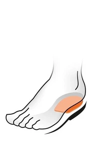 Orthotic Heel Lift Raise, Genuine Leather and Natural Cork, With... - Picture 1 of 8