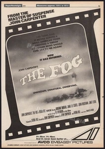 THE FOG - Original 1979 Trade AD / poster / advance promo_ John Carpenter _ 1980 - Picture 1 of 1