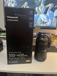 Panasonic LUMIX G LEICA DG Vario-Elmar 100-400mm F/4-6.3 Lens | NEAR-MINT - Picture 1 of 12
