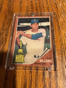 1962 Topps - Billy Williams #288 Poor Pliegue But Great Card Cubs - Imagen 1 de 5
