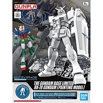 Bandai Spirits Entry Grade 1/144 RX-78 Gundam Base Limited Model Japan - Image 1 of 4