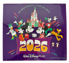 2025 - 2026 Disney Parks Walt Disney World Full Color Calendar 16 Month