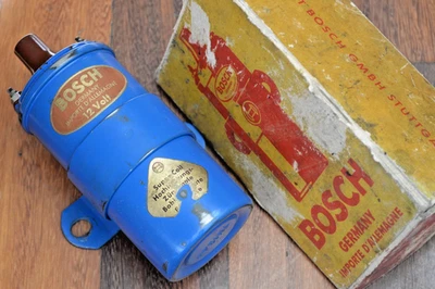 DE COLECCIÓN NOS BOSCH 12V BOBINA AZUL 0221102003 1962 Porsche Vw Bmw Mercedes W120 Ponton Foto 1 de 4