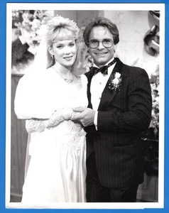 Julia Duffy Peter Scolari (Newhart) Original 7x9 Vintage Pressefoto 1987 CBS - Bild 1 von 2