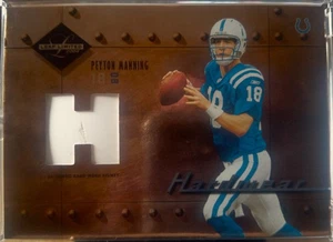 2004  Leaf Limited Hardwear Peyton Manning Authentic Game Worn Helmet 76/100 - Picture 1 of 2
