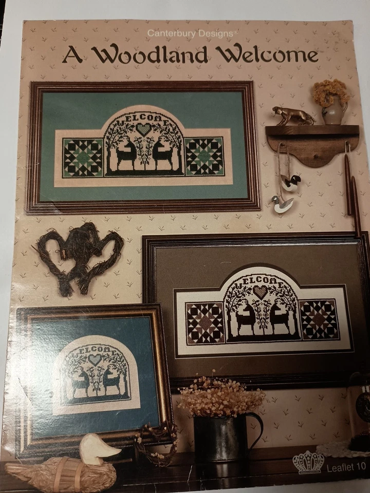 Canterbury Designs A WOODLAND WELCOME Counted Cross Stitch Pattern Y8 - Image 1 of 1