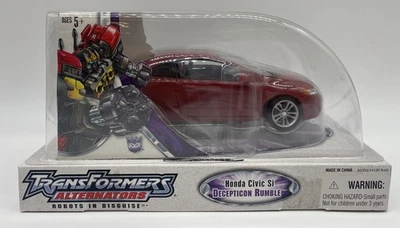 Figura de acción Transformers Alternators 1:24 Honda Civic SI Rumble nueva 2006 Foto 1 de 4