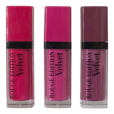 Velvet Rouge Edition by Bourjois Liquid Lipstick Bundle, 3 shades. Sealed - image 1 of 4