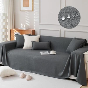 Water Resistant Couch Cover Anti Cat Scratch Sofa Slipcover Throw Cover Furni... - Picture 1 of 9