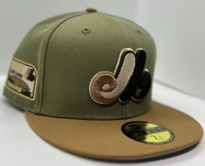 Montreal Expos Metallic 2Tone OG Logo & Olympic Stadium SP New Era 59fifty 7 1/2 - Picture 1 of 13