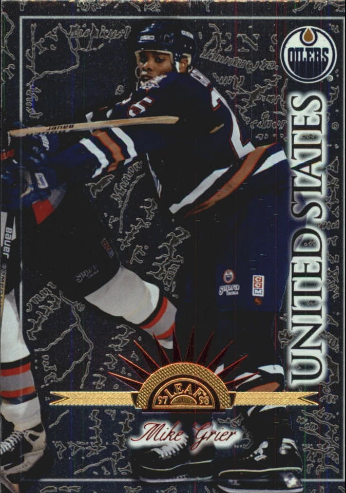 1997-98 Leaf International #81 Mike Grier - HKY - Image 1 of 2