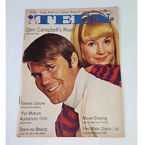 Teen Magazin Juli 1968 Robin Milan und Sänger Glen Campbell - Bild 1 von 4