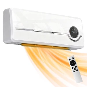 Heizlüfter zur Wandmontage 2000W Keramik-Wandheizung mit Ventilator 2 Heizmodi - Bild 1 von 10