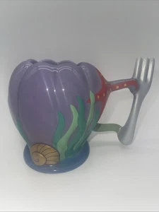 Disney Parks The Little Mermaid Signed Ariel Dinglehopper 3D Ceramic Mug - Picture 1 of 7