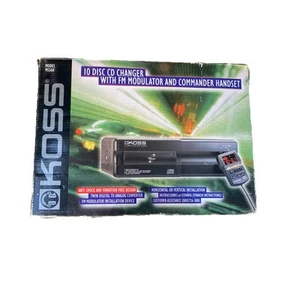 Koss - Cambiador de 10 discos con modulador FM y teléfono Commander - MDL#MS568 - DE COLECCIÓN - Imagen 1 de 3