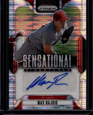 2025 Panini Prizm #SS-MR Max Rajcic Sensational Signatures - Image 1 of 2