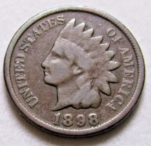 1898 Indian Penny - Picture 1 of 2