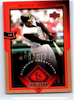 REGGIE SANDERS 2004 UD Diamond Collection All Star Line Up Pirates #69 - Image 1 of 2