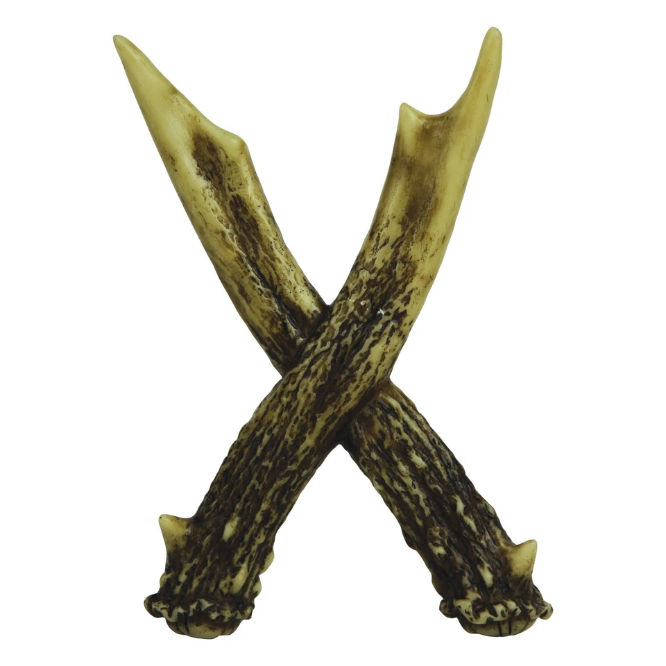 Rivers Edge Products Faux Deer Antler Letters, 8-Inch Resin Wall Decor, Letter X - Image 1 of 1