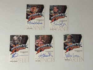 Juego de 5 tarjetas autógrafas firmadas Stargate SG-1 temporada 5 WXA1 WXA3 WXA4 WXA5 WXA6 - Imagen 1 de 11