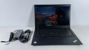 Lenovo ThinkPad T490s 14" FHD i5-8265U@1.60GHz 8GB 256 SSD Docking Win 11 Pro - Picture 1 of 24