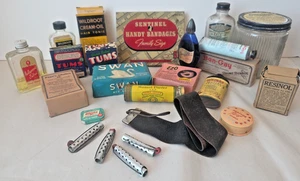 Vintage Bathroom Decor Starter Pack! Ben-Gay, Aspirin, Gums, NoDoz, Band Aid... - Picture 1 of 12