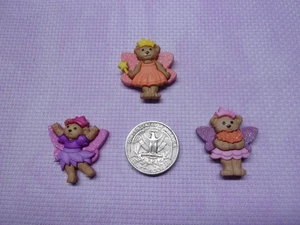 Fairy Bears Needle Minders by SandrasStitchStash - Picture 1 of 7