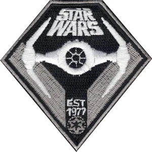 Star Wars Imperial Forces Darth Vader Tie Interceptor Lucasfilm Iron On Patch - Picture 1 of 2