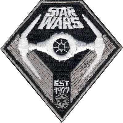 Star Wars Imperial Forces Darth Vader Tie Interceptor Lucasfilm Iron On Patch - Image 1 of 2