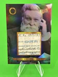 2025 Pieces Of The Past Inventors Edition #522 John Boyd Dunlop Authentic Relic! - Picture 1 of 15
