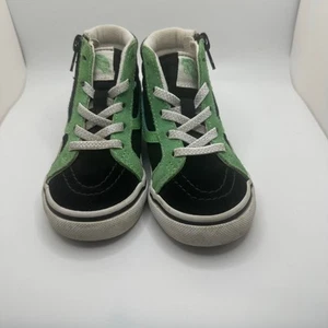 Vans "Snakes" Niños Niño Pequeño Talla 6.5 SK8 Patín Negro Verde Niños Pro  - Imagen 1 de 10