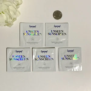 5 Supergoop! Unseen Sunscreen SPF 40 1.5 ml/Ea Skincare Daily Use Pack EXP-10/25 - Picture 1 of 4