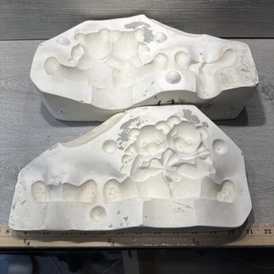 Vintage 1994 clay magic Irish cuddle bear 1304 ceramic slip mold - Picture 1 of 8