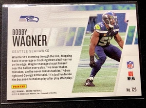 2022 Score Canvas #T25 Bobby Wagner! Top 100 Spieler von 2021! ENN Karten - Bild 1 von 2