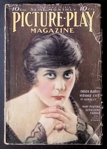PICTURE PLAY MAGAZINE feb. 1916 Theda Bara Mary Pickford Geraldine Farrar - Picture 1 of 10