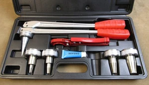 EXC! IWISS ICRIMP F1960 PEX-a EXPANSION PIPE TOOL SET & CUTTER 3/8" 1/2" 3/4" 1” - Picture 1 of 6