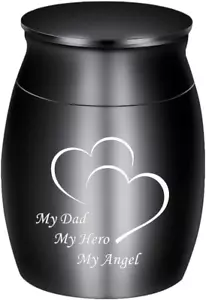 1.57 Inches Small Keepsake Urns for Human Ashes Mini Cremation Urns for Ashes St - Picture 1 of 12