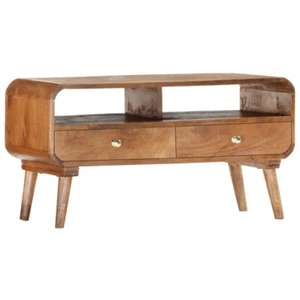 TV Cabinet 2 Darwers Solid mango wood - Picture 1 of 9