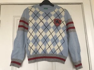Benetton Wool Jumper Size Medium age 8 in Great Condition - Picture 1 of 17