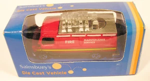 MINT SAINSBURYS ( CORGI ? ) FIRE TRUCK MERCEDES BENZ SPRINTER IN UNOPENED BOX - Picture 1 of 5