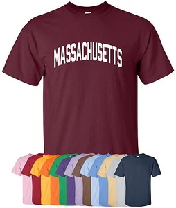 Neu "Massachusetts" T-Shirt S-4XL, 30+ Farben! bay state boston new england mass - Bild 1 von 1