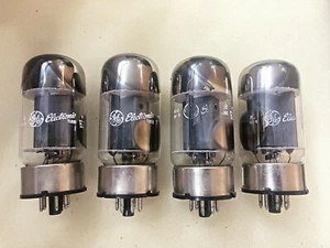 6550A KT88 6550 GE Grey Hole Plate NOS Testing Values matched quad - Picture 1 of 8