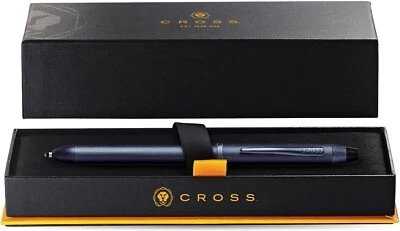 Cross Tech3+Multi-Function Ballpoint Pen with Stylus, Dark Blue (AT0090-25) - Image 1 of 4
