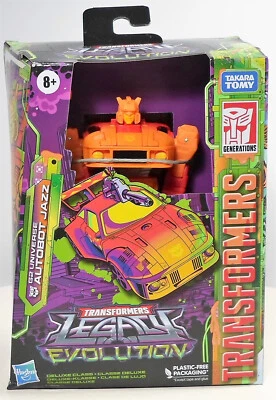 TRANSFORMERS 2023 LEGACY EVOLUTION G2 ORANGE JAZZ DELUXE CLASS ROBOT MIB SEALED - Image 1 of 4