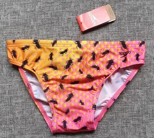 Speedo Mens Escape Swim Briefs Trunks | Ants on Pants | AUS S 12 & 14 Slim Fit - Picture 1 of 6