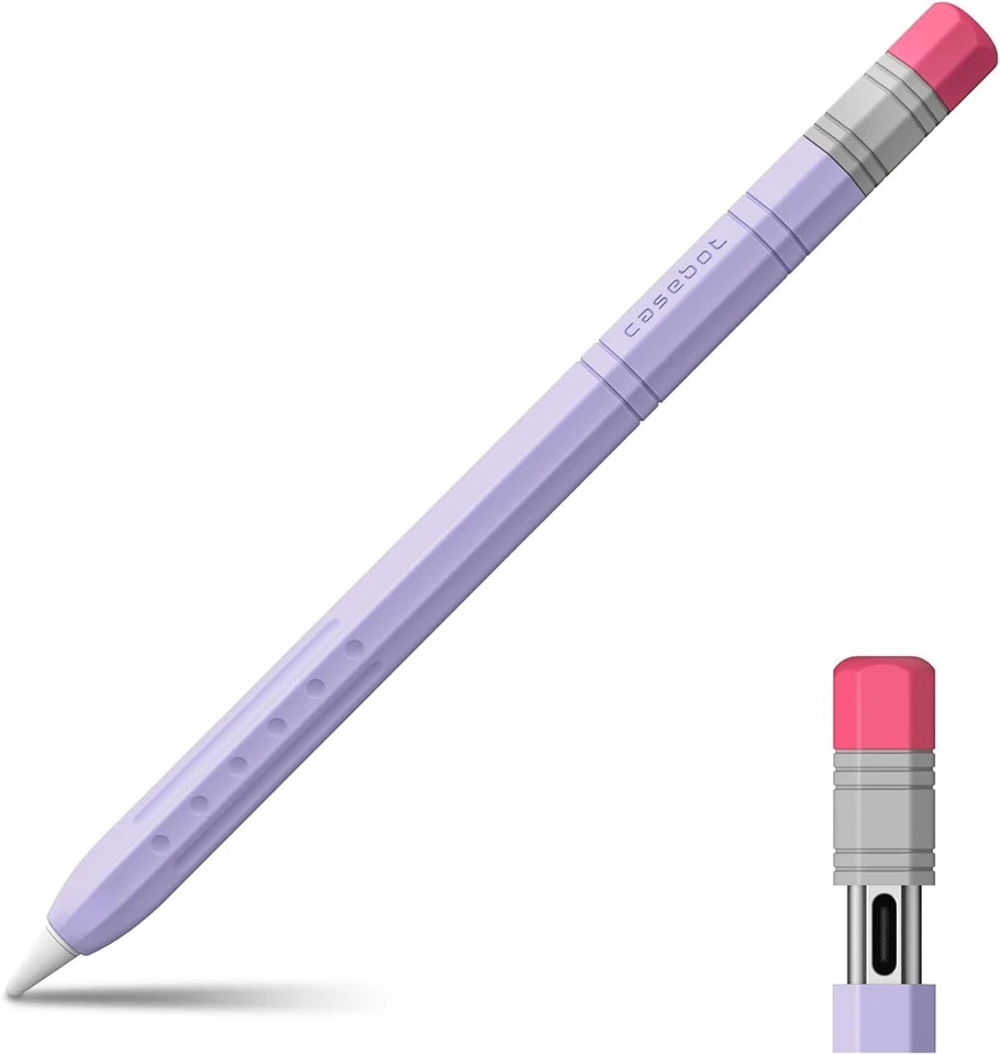 Silicone Sleeve for Apple Pencil (USB-C) Light Pen Skin Case Cover Pencil Holder - Image 1 of 4