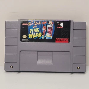 The Ren & Stimpy Show Time Warp - Auténtico Juego Super Nintendo SNES - Probado - Imagen 1 de 5