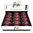 12  x  Frsh Scents Organic Tin 42g Fragrance Car Air Freshener Freshner - Cherry