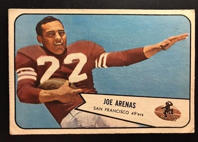 🏉 1954 Bowman Football # 30 Joe Arenas 🏈 San Francisco 49ers 🎈 - Image 1 of 2